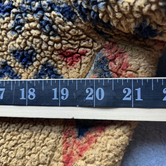 The North Face Fleece Jacket Womens Large Brown Campshire Sherpa Pullover Aztec - Picture 6 of 16